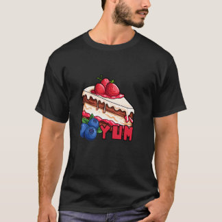 T-shirt Gâteau Fraise Myrtille Yum Yum