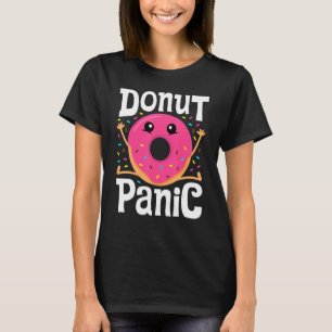 T-shirt Gâteau Panique Filles Femmes Beignet Nourriture De