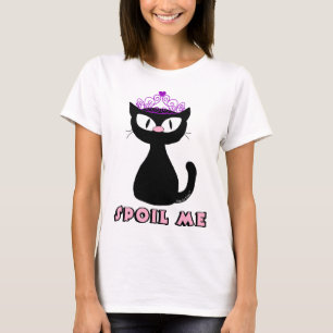 T-shirt GÂTEZ-MOI Jolie princesse de dessin animé noir
