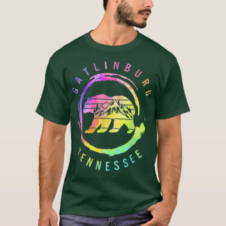 T-shirt Gatlinburg Tennessee Great Smoky Mountains Ours Al