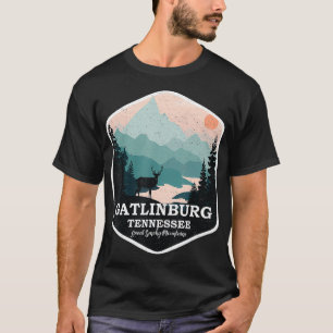 T-shirt Gatlinburg Tennessee Great Smoky Mountains Randonn