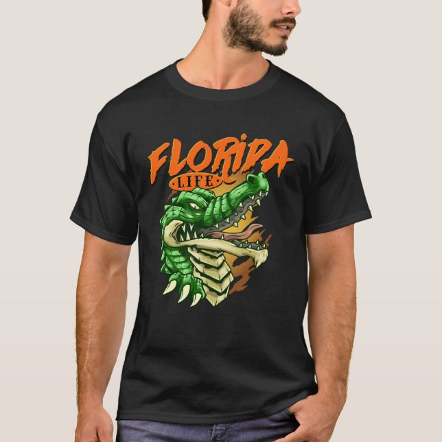 T-shirt Gator Florida Life V2 (Devant)