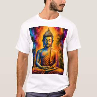 T-shirt Gautama Buddha en profonde méditation