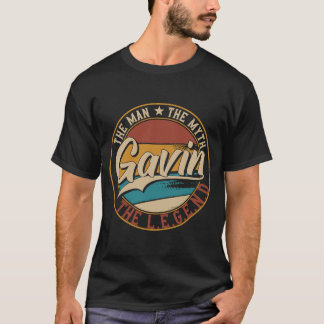 T-shirt Gavin L'homme le mythe la légende