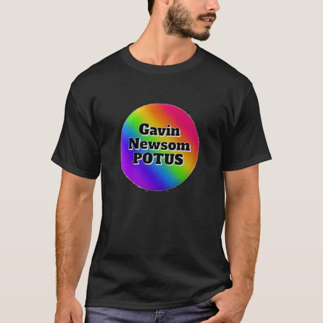 T-shirt Gavin Newsom POTUS (Devant)