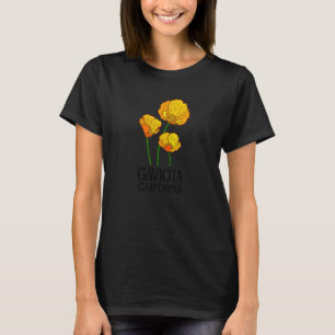 T-shirt Gaviota California CA Flower State City Vint