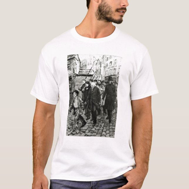 T-shirt Gavroche menant une démonstration (Devant)
