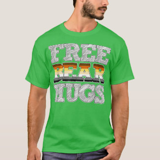 T-shirt Gay Bear Fierté Free Bear Hugs