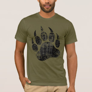 T-shirt Gay Bear Pride en détresse Oear Paw HOT!