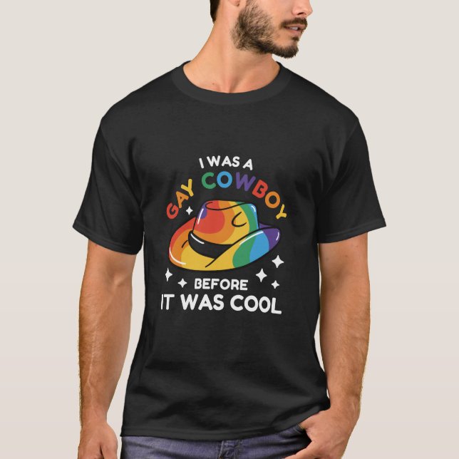 T-shirt Gay Cowboy (Devant)