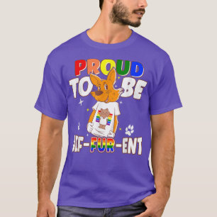 T-shirt Gay Furries fier d'être différents fursuit heureux