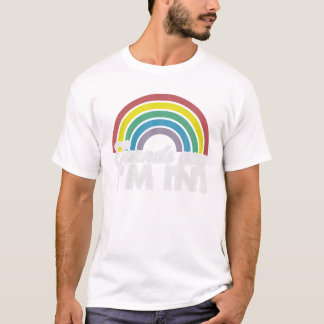 T-shirt Gay je suis en arc-en-ciel 70 s 80