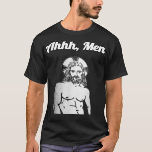 T-shirt Gay Jesus Ah Men Funny Atheist Humour chrétien LGB