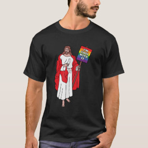 T-shirt Gay Jesus Dit Que Je Suis Cool Avec Elle Gay Chris