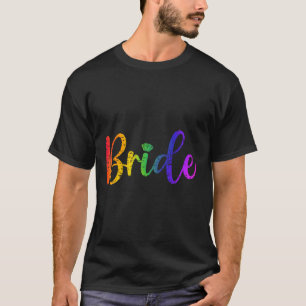 T-shirt Gay Lesbienne Mariage Lgbt Partie Mariée Tee Enter