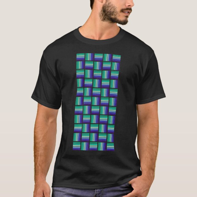 T-shirt Gay Man MLM Pride Drapeau À damiers Motifs Hommes  (Devant)