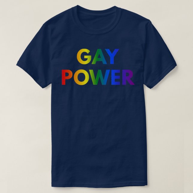 T-shirt Gay Power Gay Rights Lgbt Pride s2383  (Design devant)
