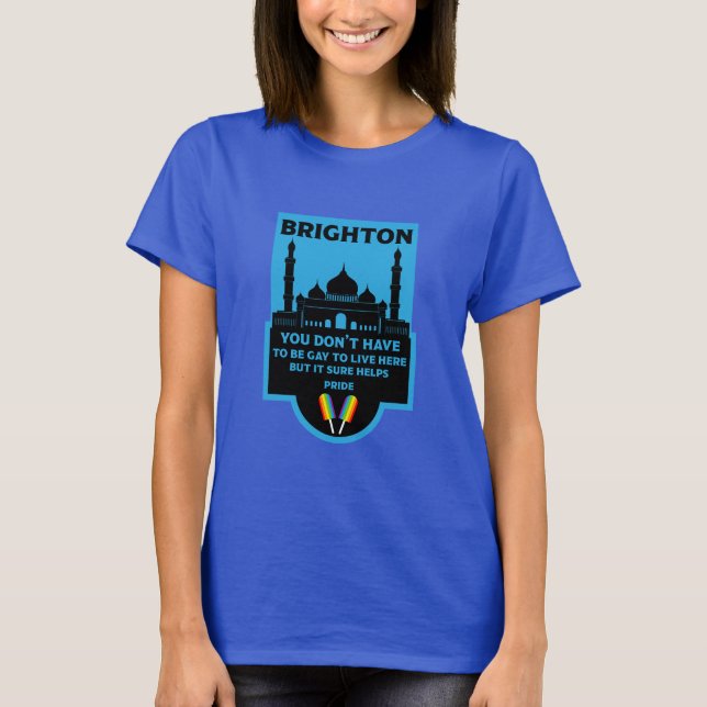T-shirt Gay pride Brighton (Devant)
