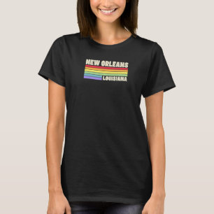 T-shirt Gay pride du drapeau arc-en-ciel de la Nouvelle-Or