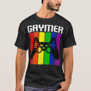T-shirt Gay pride Gaymer Rainbow Fier Cool LGBTQ LGB