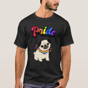 T-shirt Gay pride Joli Gaysian Lgbt Rainbow Coloris Chien