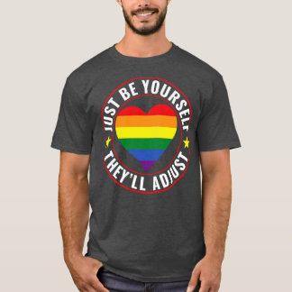 T-shirt GAY PRIDE LGBT Lesbienne Soyez le vôtreIls ajusten