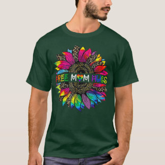 T-shirt Gay pride Libre Maman Hugs Tournesol