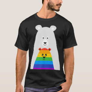 T-shirt Gay pride Mama et bébé Ours cadeau Lesbian Son Dau