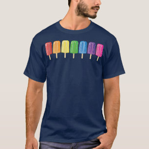 T-shirt Gay pride Parade LGBTQIA Rainbow Popsicles