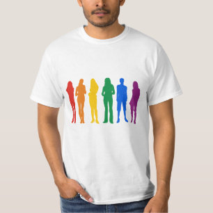 T-shirt Gay pride pour des femmes