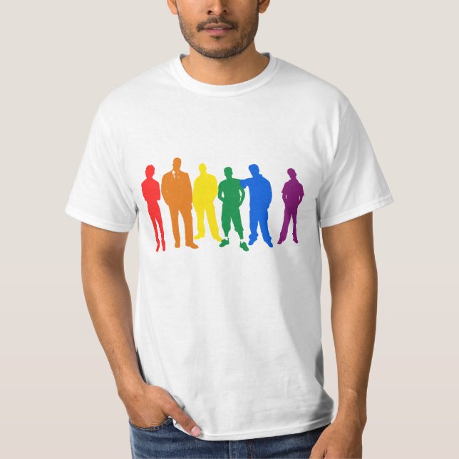 T-shirt Gay pride pour les hommes (Devant)