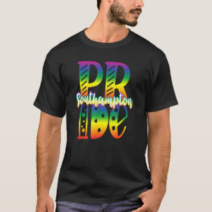 T-shirt Gay pride Southampton En Lettres En Bloc