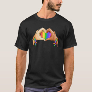 T-shirt Gay pride Vêtements Lgbt Arc-en-ciel Drapeau Unité