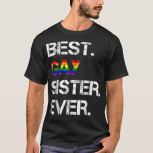 T-shirt Gay Soeur LGBTQ Soeur Lesbienne Cadeau