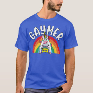 T-shirt Gaymer Gamer LGBT Gamer Pride Mois Biseual