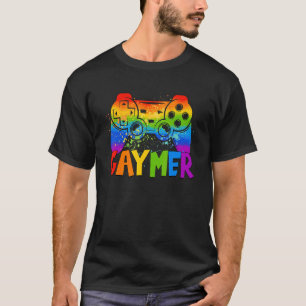 T-shirt Gaymer Gay pride Drapeau Lgbt Gamer Lgbtq Jeu De J