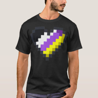 T-shirt Gaymer LGBT Retro Pride Genre Joueur non binaire I