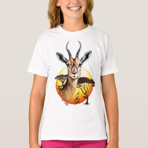 T-shirt Gazelle Antelope africaine animal sauvage