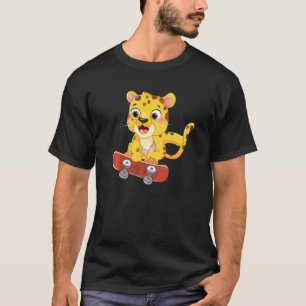 T-shirt Géant de la glace Guépard Mignon Chat pour Guépard