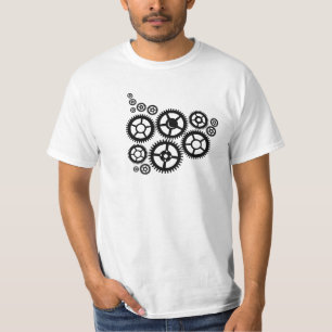 T-shirt Gearpunk - une chemise de vitesse de steampunk
