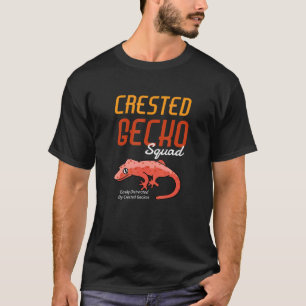 T-shirt Gecko Crested Squad Cute Lizard Exotic Reptile