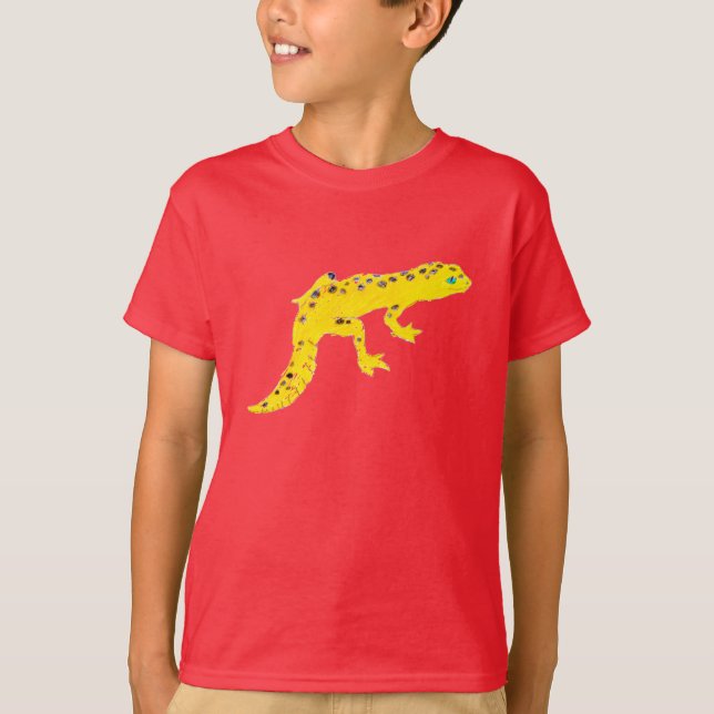 T-shirt Gecko de léopard (Devant)