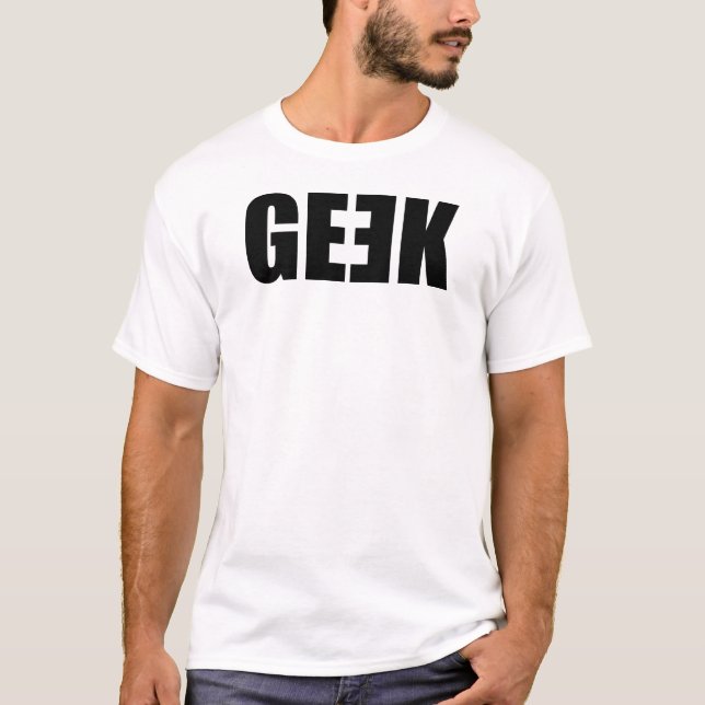 T-SHIRT GEEK (Devant)