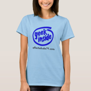 T-shirt geek à l'intérieur, chemise d'effectsdude79.com