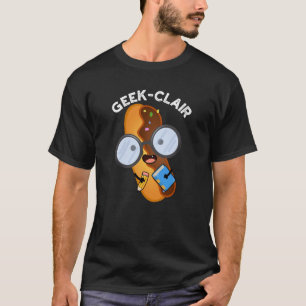T-shirt Geek-clair Éclair Drôle Pun Fond Sombre