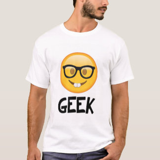 T-shirt Geek de ballot d'Emoji