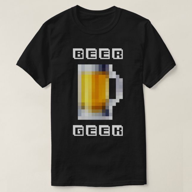 T-shirt Geek de bière (Design devant)
