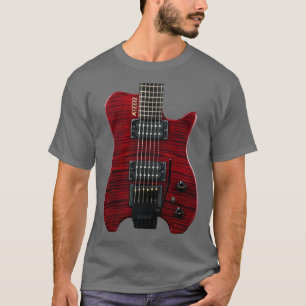 T-shirt geek de guitare électrique