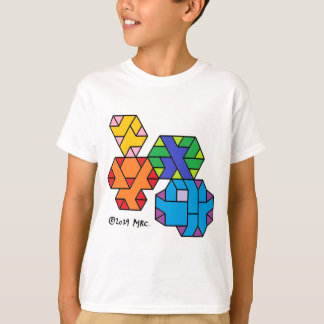 T-shirt Geek de Vertices du 3e degré, les enfants-chemises