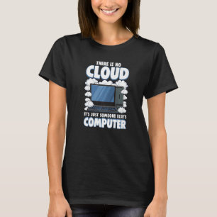 T-shirt Geek informatique IT Cloud Tech Support Science Ne